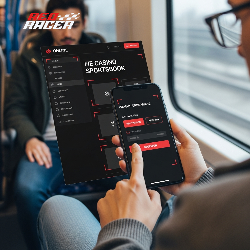 Interfaccia di scommesse su mobile con ologramma
